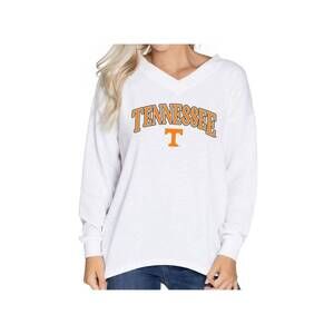 NEW FLYING COLORS APPAREL tennessee volunteers bailey v-neck tunic in white